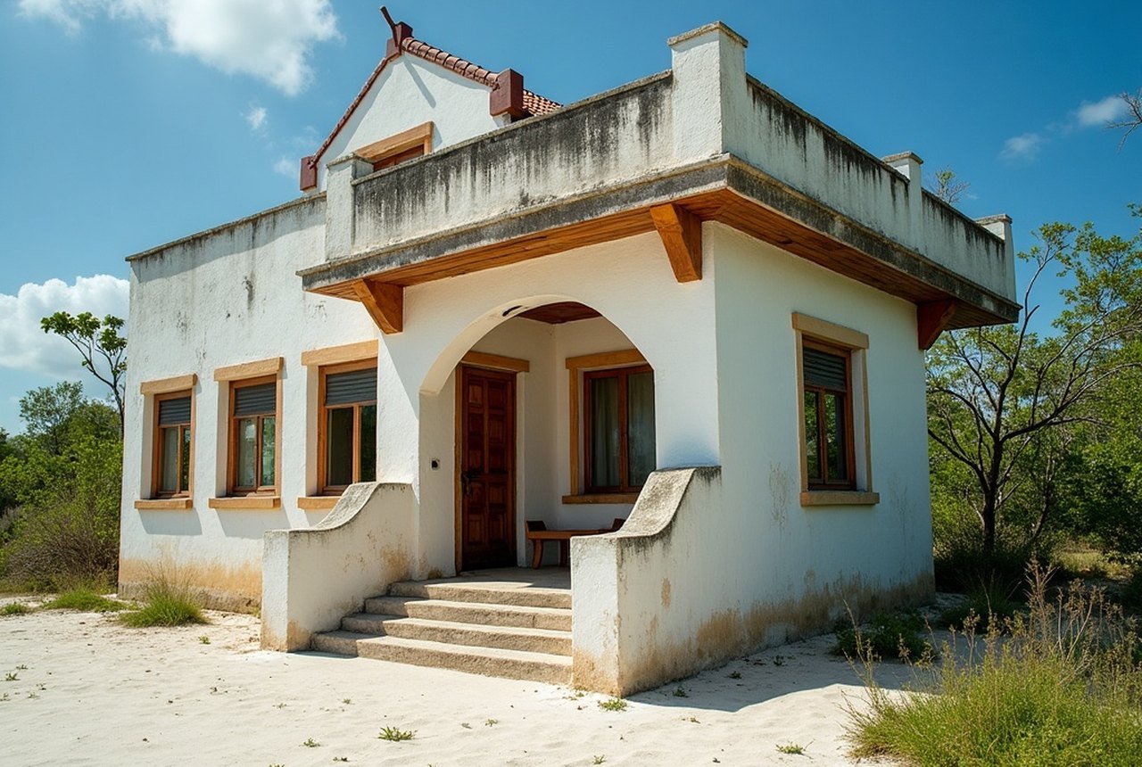 Remnant British-era building at Gan repurposed as resort accommodation